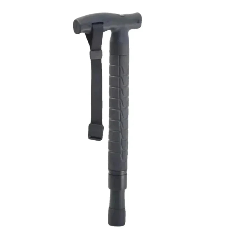 Telescopic Hiking and Trekking Pole with Self-Defense Baton